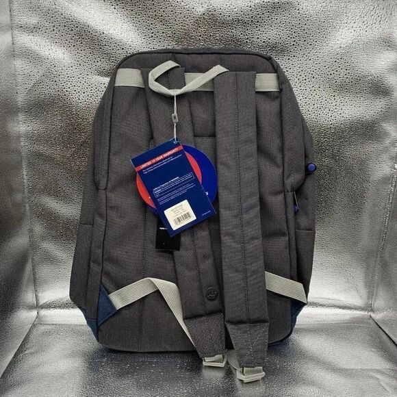 American Tourister 102968-1186 Keystone Backpack Charcoal and Red Color Z375 - Picture 2 of 2